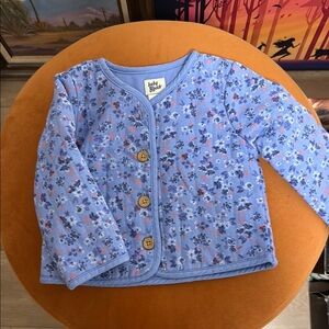 Baby Blue Floral Cardigan